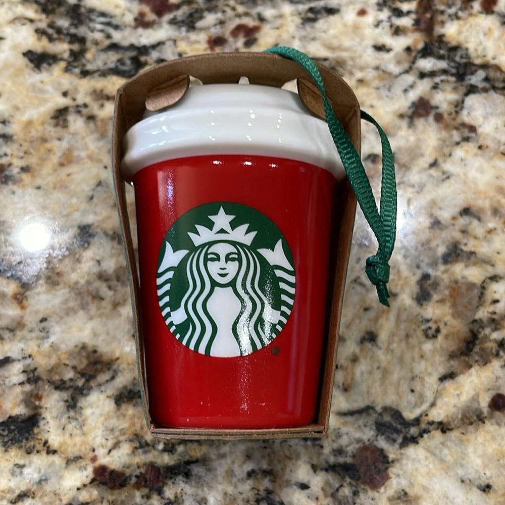 Starbucks Ceramic Christmas Tree Ornament